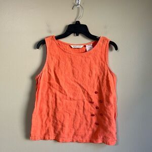 Mel rose studio small linen top